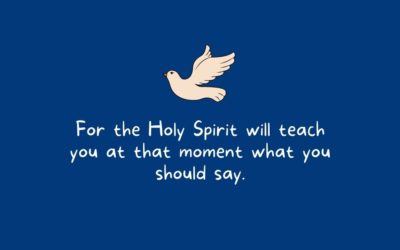 [2021-10-16] The Holy Spirit will Teach You