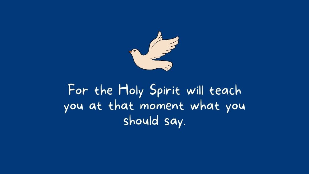 [2021-10-16] The Holy Spirit will Teach You